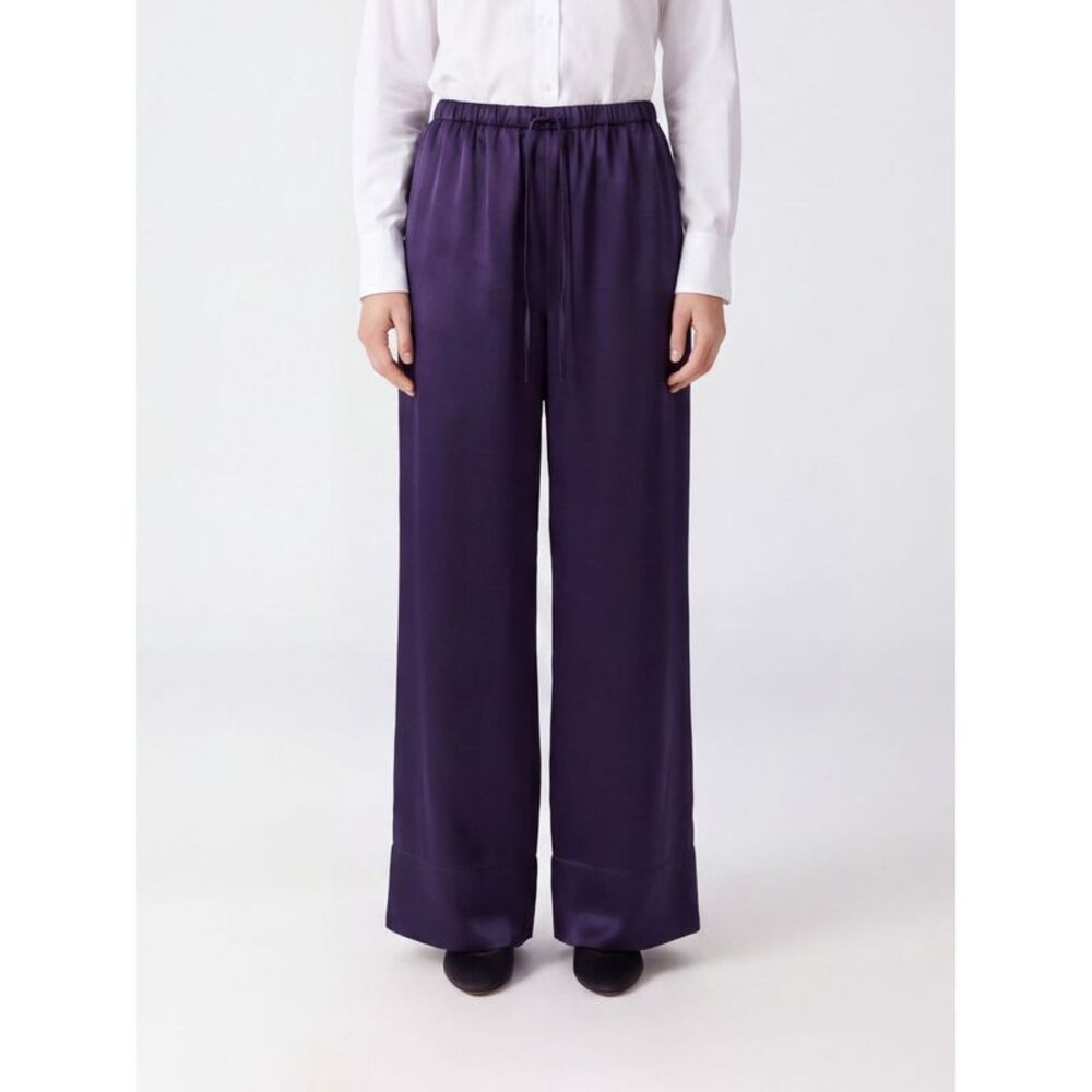 Liviana Conti Women Liviana Conti Grayson Wide-Leg Satin Palazzo Trousers
